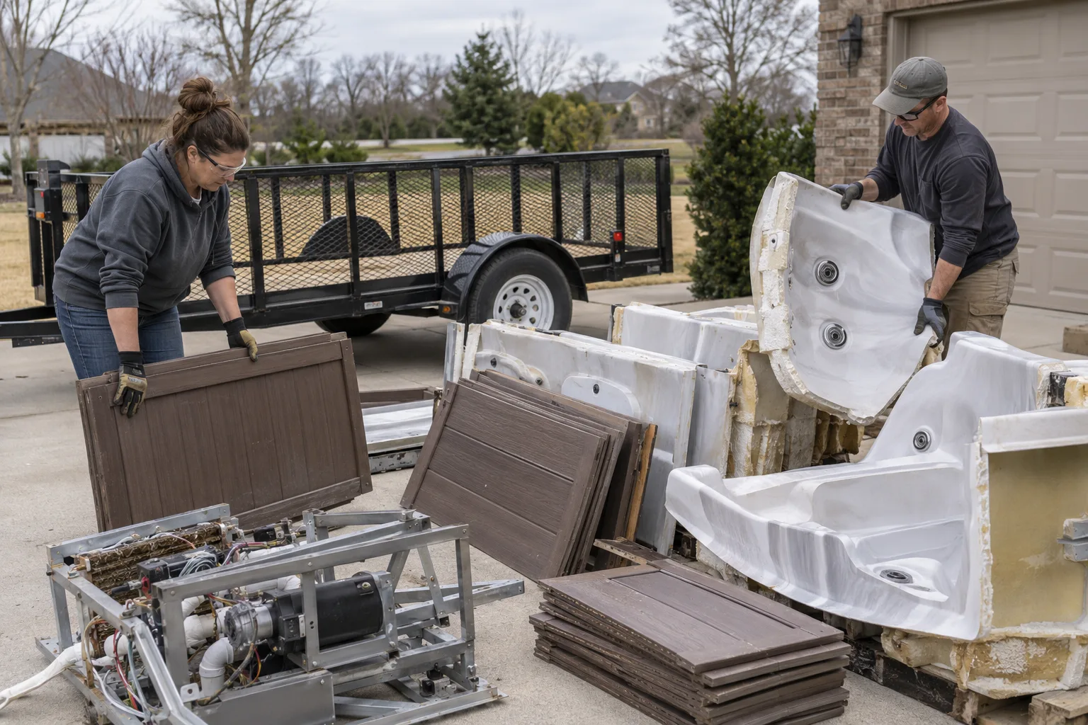 What Happens to an Old Hot Tub After Removal?